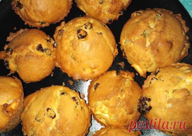 Маффины с изюмом - пошаговый рецепт с фото. Автор рецепта Светлана Нюняйкина . - Cookpad