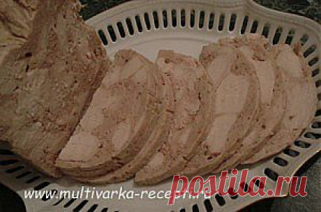 Ветчина из курицы в мультиварке |