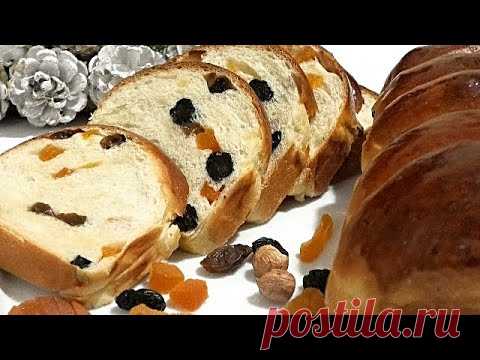 Ночное сдобное тесто. Рождественский хлеб /Overnight pastry, Christmas bread