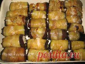 Долма из баклажанов