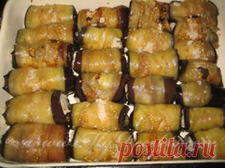 Долма из баклажанов