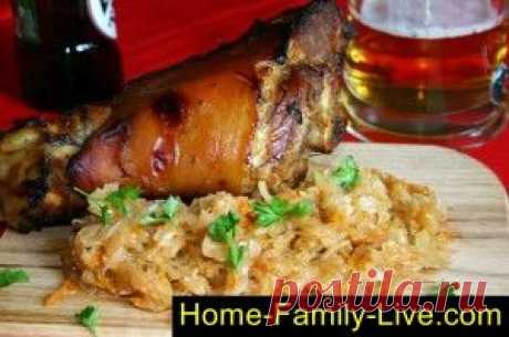 Свиная рулька - пошаговый фоторецепт - запеченая рулька со специямиКулинарные рецепты