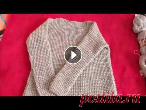 Вязание спицами. Кофта узором кукуруза. Вязаная спицами кофта. Узор кукуруза. Серебряная нить. Волшебная кольчужка. #вязаная_кофта #узор_кукуруза #вязание_спицами...