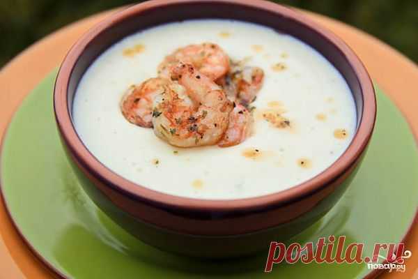 Сливочный суп с цветной капустой, картофелем и креветками - пошаговый кулинарный рецепт на Повар.ру