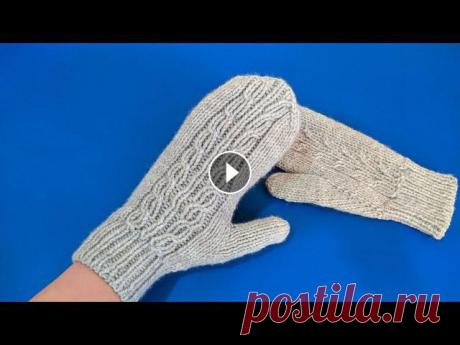 Женские варежки (рукавицы) спицами. Здравствуйте, дорогие подписчики и гости нашего канала! Меня зовут Галина! Предлагаю вместе связать женские варежки из пряжи Мериносовая от Пехорки (5...