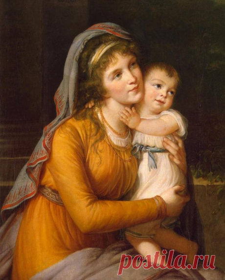 Французская художница Мари Элизабет Луиза Виже-Лебрен (1755-1842)