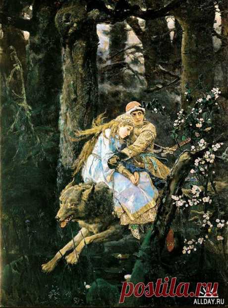 В.М.Васнецов - Иван-царевич и серый волк