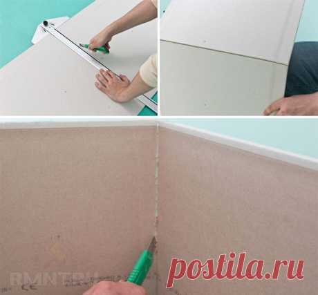 Обшивка стен гипсокартоном в деревянном доме RMNT.RU