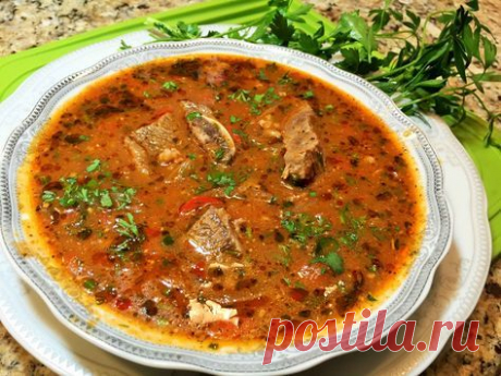 Суп ХАРЧО Наваристый. Грузинская кухня. Soup Kharcho.