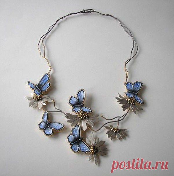 Сочетание различных материалов в украшениях от Jolanta Bromke - Ярмарка Мастеров - ручная работа, handmade