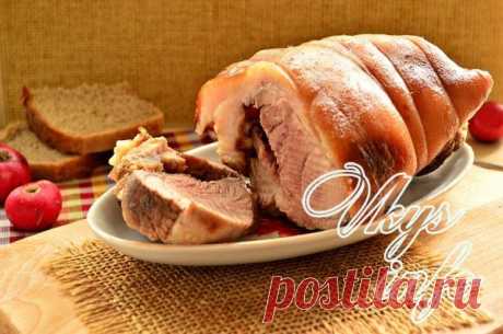 Свиная рулька в духовке в фольге рецепт с фото