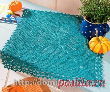 Ажурные салфетки крючком