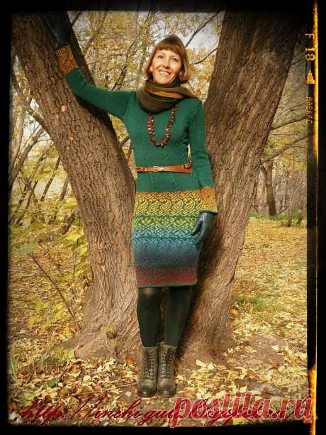 С миру по нитке: Autumn paisley
