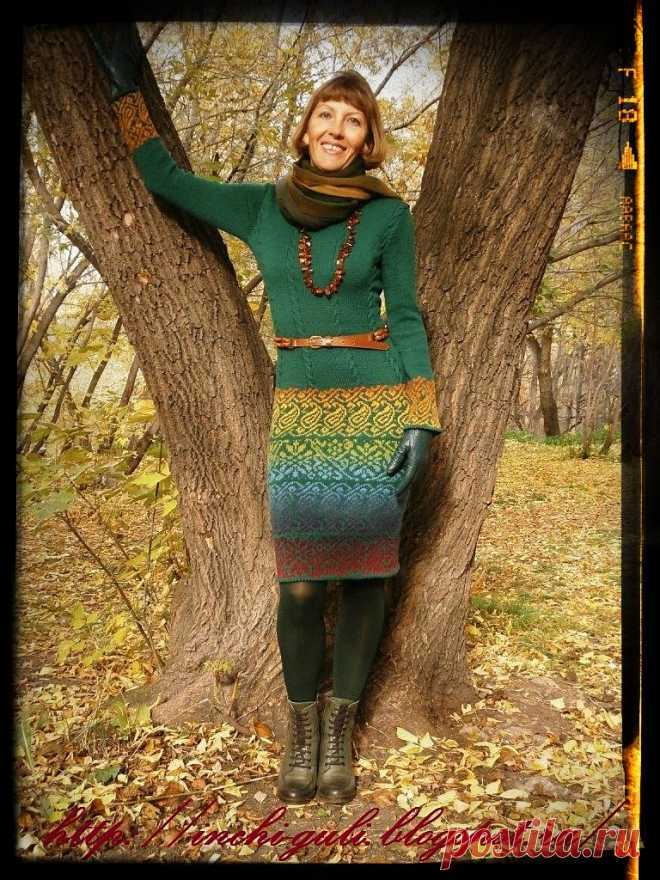 С миру по нитке: Autumn paisley