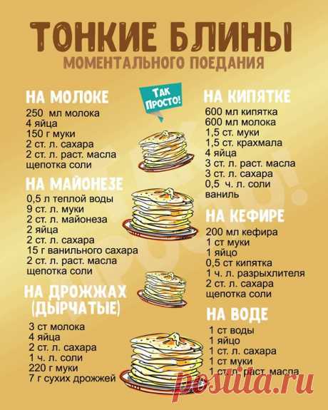 Готовим тонкие блинчики!