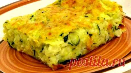 Кабачки больше не залеживаются. Готовлю из них пирог с сыром. Вкусно и у плиты стоять не надо |... Рецепт пирога из кабачка и сыра. Готовится быстро и просто из обычных ингредиентов