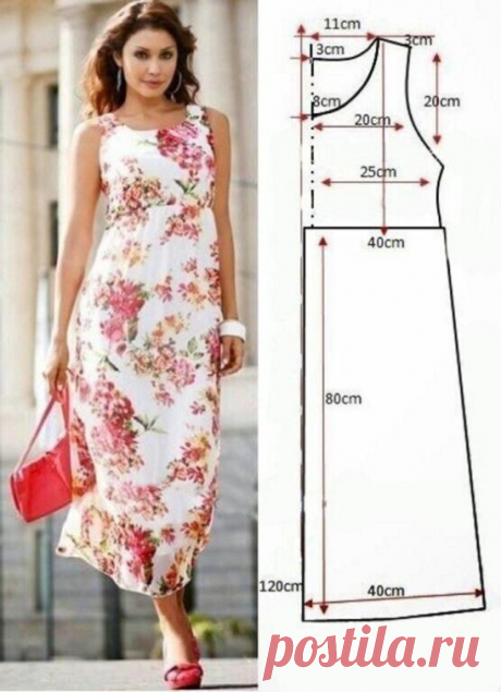 Яркие летние платья, подборка выкроек для вас