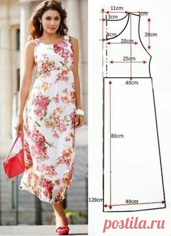 Яркие летние платья, подборка выкроек для вас