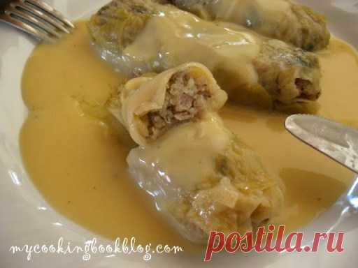 Сарми Авголемоно или сарми с прясно зеле и яйчно-лимонов сос – My Cooking Book Blog