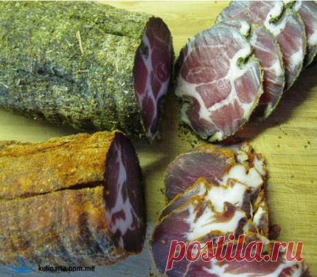 Вяленая свиная шея. - ЯПлакалъ