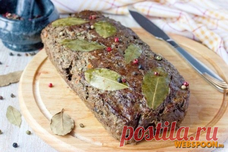 Запечённый печёночный паштет
