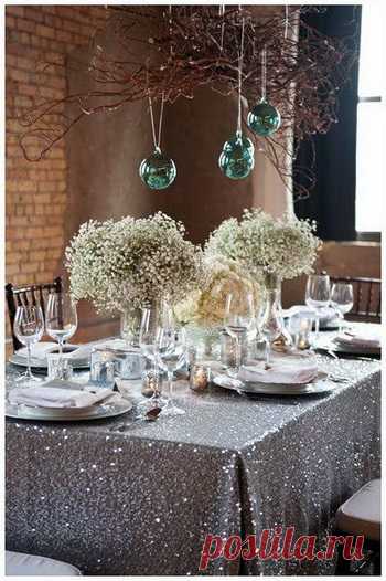Фото-идеи как украсить новогодний стол