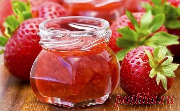 Варенье из клубники без варки