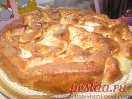 Рецепт: Шарлотка с яблоками на RussianFood.com