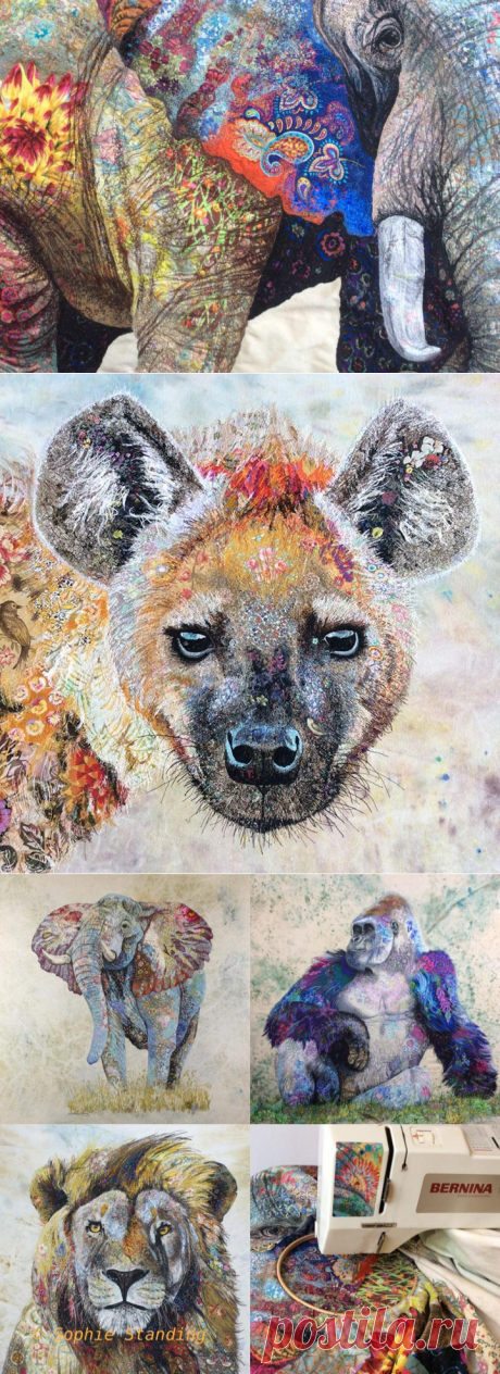 Sophie Standing's Textile art - Фото