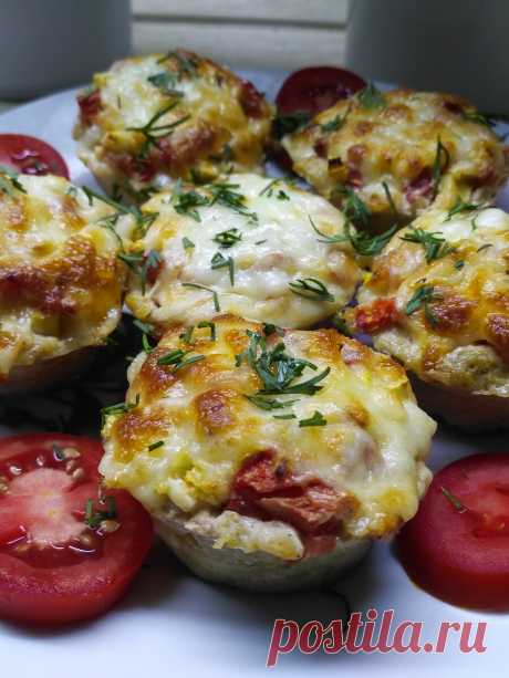 Куриные кексы с овощной начинкой - безумно вкусно. Это лучший ужин для худеющих. | "ОколоПП" | Яндекс Дзен