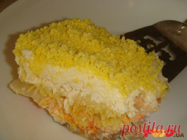 Салат "Мимоза" с плавленными сырками - Кулинарные рецепты на Food.ua