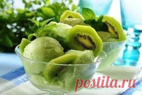 Щербет из киви