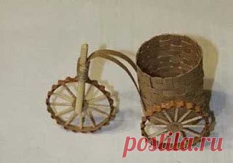 Декоративный велосипед из бумаги — Сделай сам, идеи для творчества - DIY Ideas
