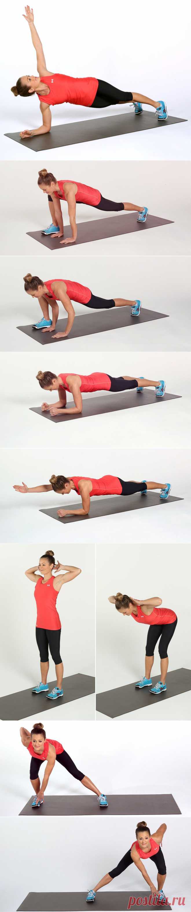 Плоский живот - эффективная домашняя тренировка | Ladiesvenue