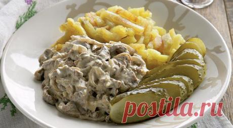 Как приготовить бефстроганов на Gastronom.ru