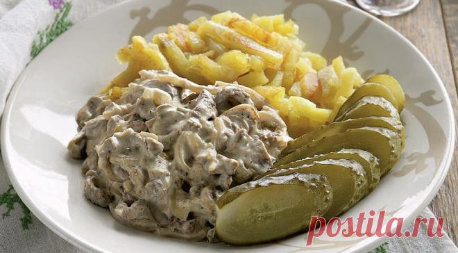 Как приготовить бефстроганов на Gastronom.ru