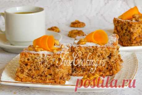 Пирог с тыквой и орехами - FineCooking.ru