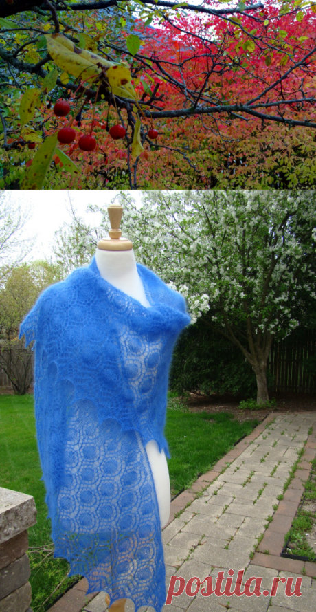 Dew Drops shawl (шаль)