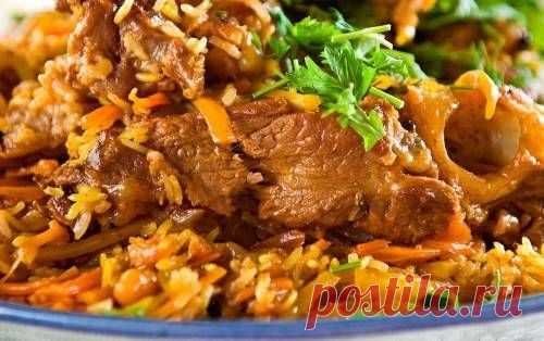 Плов из свинины - пошаговый кулинарный рецепт с фото / Простые рецепты