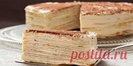 Торт «Kрепвиль», самый вкусный в мире! 

Ингредиенты 

Тесто для коржей: 
— 800-900 г муки 
— 2 яйца 
— 300 мл молока 
— 80 г сливочного масла комнатной температуры 
— 100 г сахара 
— 1/2 ч. ложки разрыхлителя 

Заварной крем со сгущенным молоком: 
— 650 мл молока 
— 3 яйца 
— 4 ст. ложки крахмала 
— 1 стручок ванили 
— 1 банка варенного сгущенного молока 
— 120 г сливочного масла 

Рецепт приготовления 

Для коржей: 

Мягкое сливочное масло взбить с сахаром, добавить яйца...