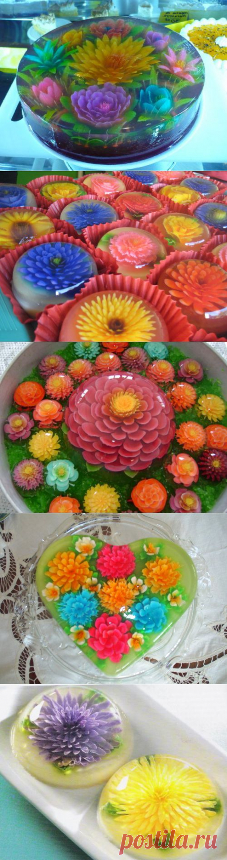 Восхитительный способ украшения желе и десертов - Простые рецепты Овкусе.ру