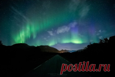 Полярное сияние над Норвегией в захватывающих фотографиях