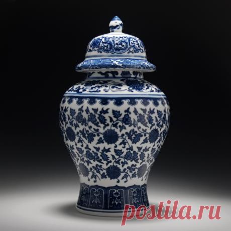 Архаизмы китайский ручной работы голубой и белый фарфор горшок qianlong отмечены купить на AliExpress