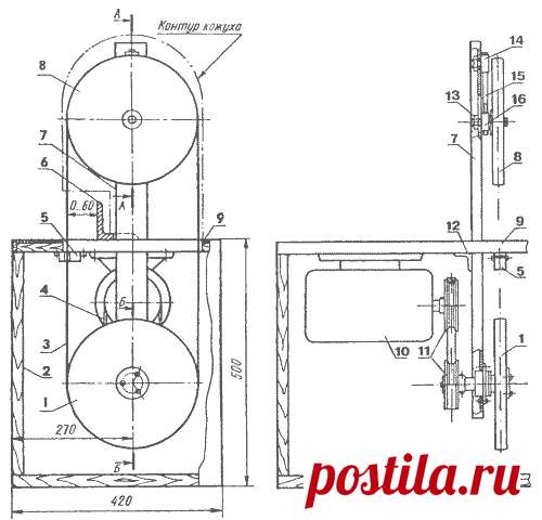 Самодельная ленточная пила