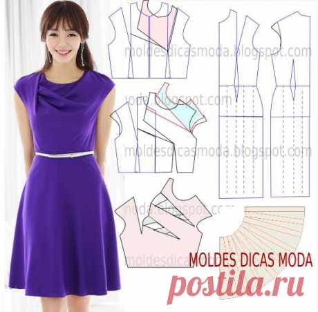 ПЛАТЬЕ С ДРАПИРОВКОЙ