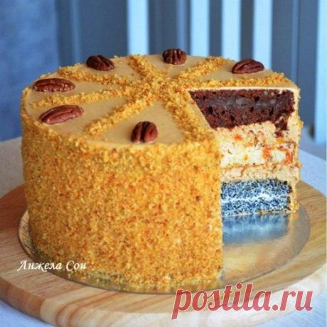 Торт "Дамский каприз.
Ингредиенты.
** Все продукты комнатной t!
Показать полностью...