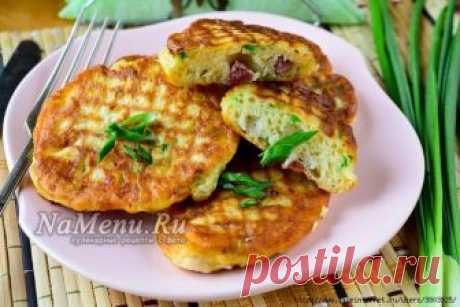 Оладьи "Объедение" в стиле пицца - рецепт самый лёгкий и простой, но также и очень вкусный