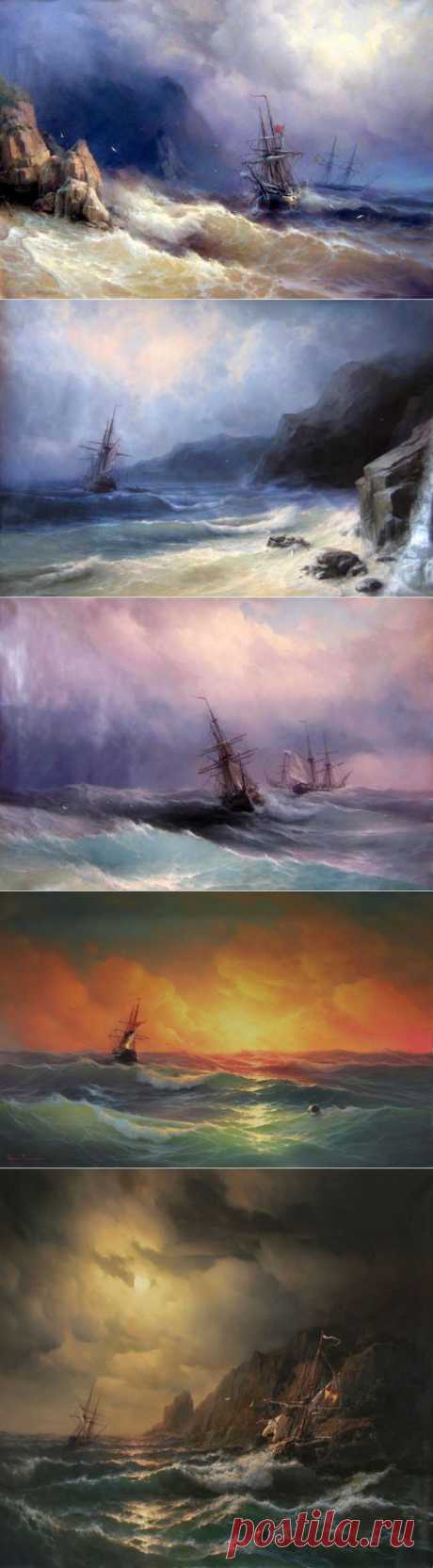 Морские пейзажи художника Юрия Прядко