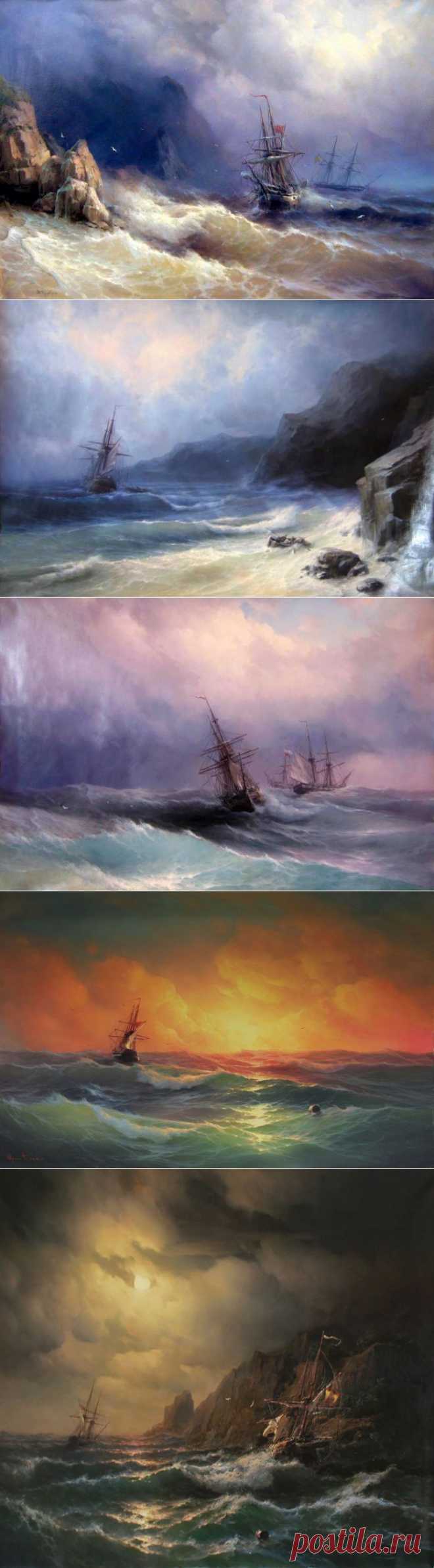 Морские пейзажи художника Юрия Прядко