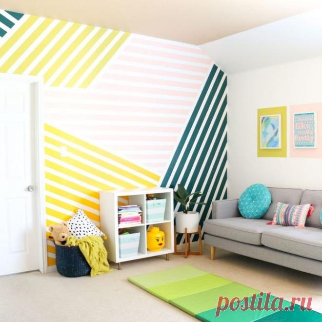 Полоски в детской Миллион советов на все случаи жизни!